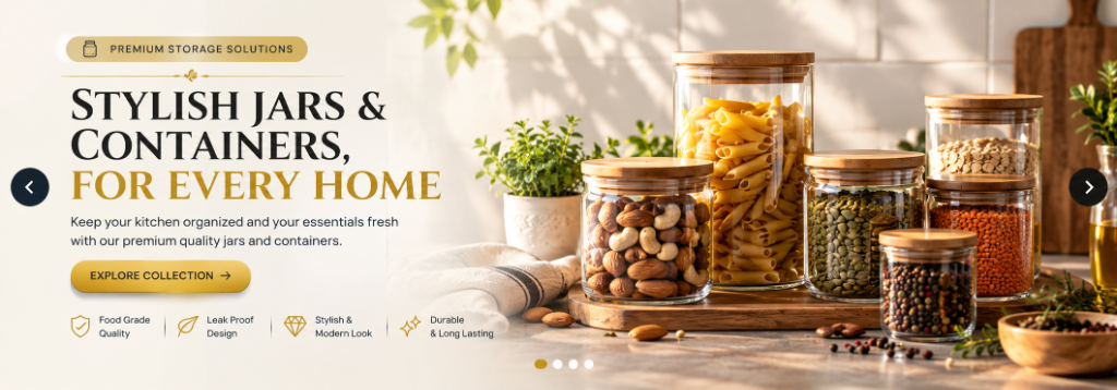 Stylish Jars & Containers For Every Home - Premium Storage Solutions