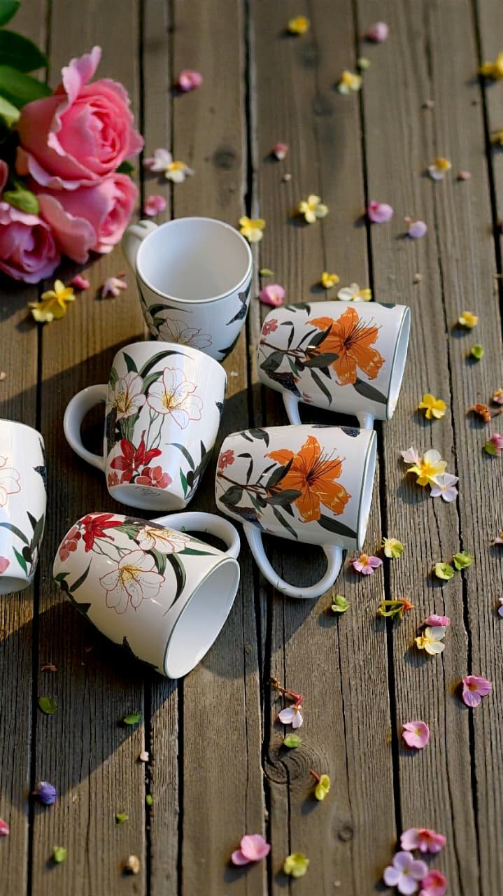 Coffee Mugs Set Of 6