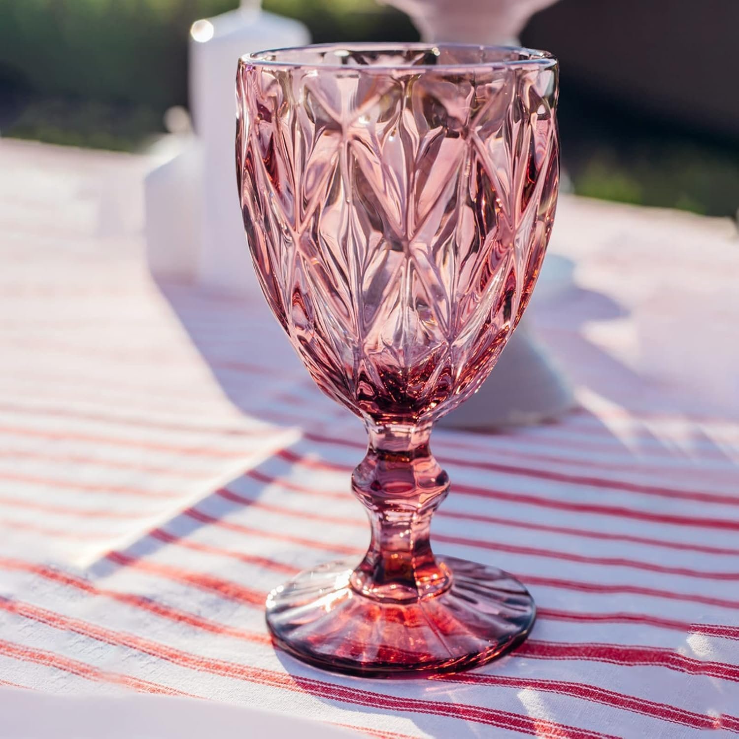COLOUR STEM GLASS VOLUME(ML)-250 SET OF 6