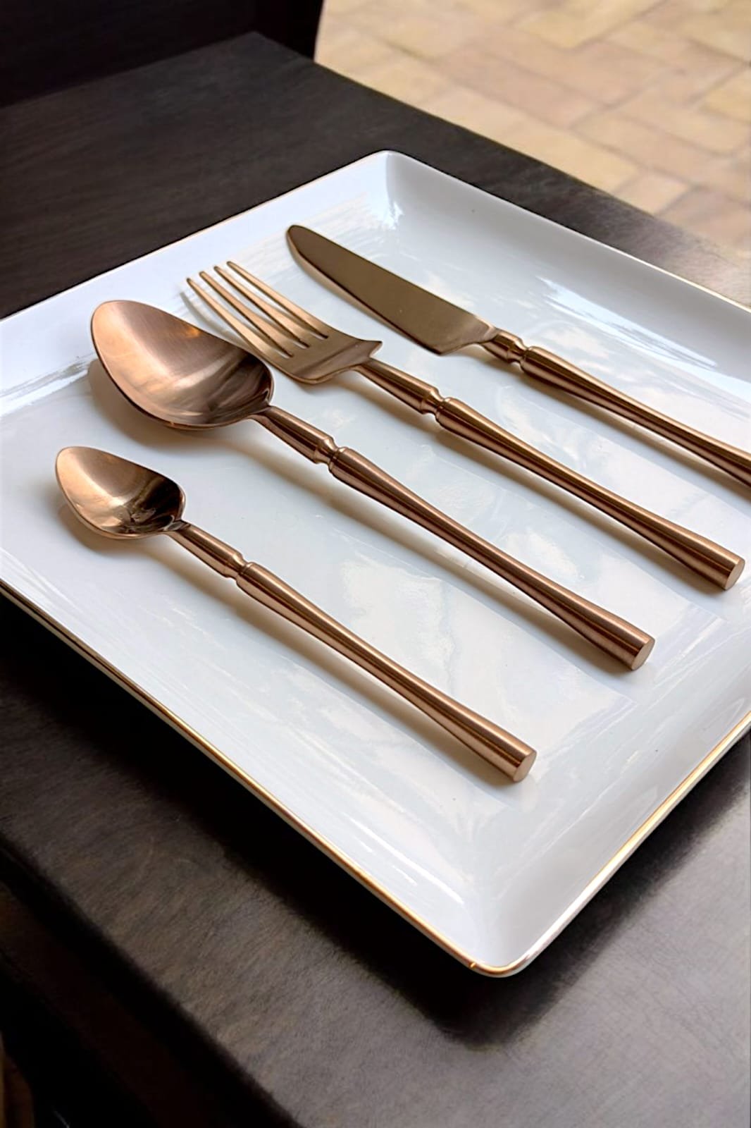 Lords Rose Golden Cutlery (SET OF 24Pcs) Gift Box Pack