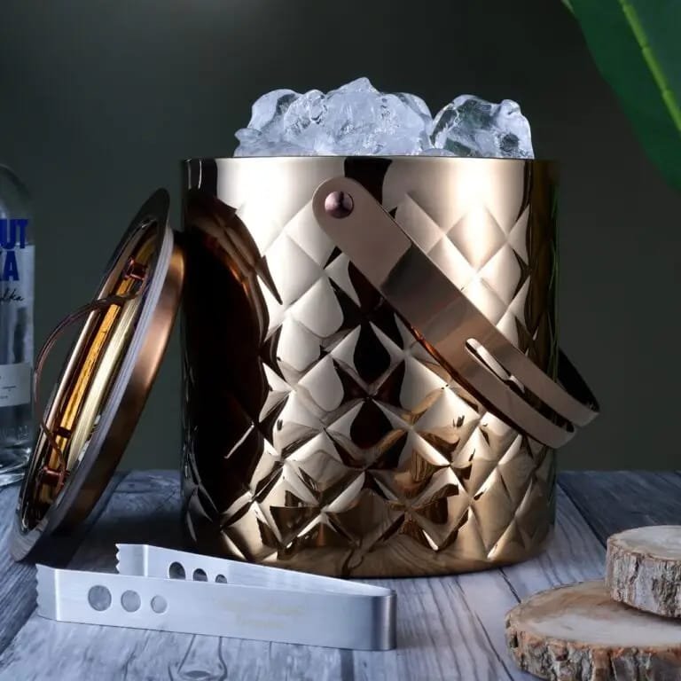 DAIMOND ICE BUCKET ROSE GOLD