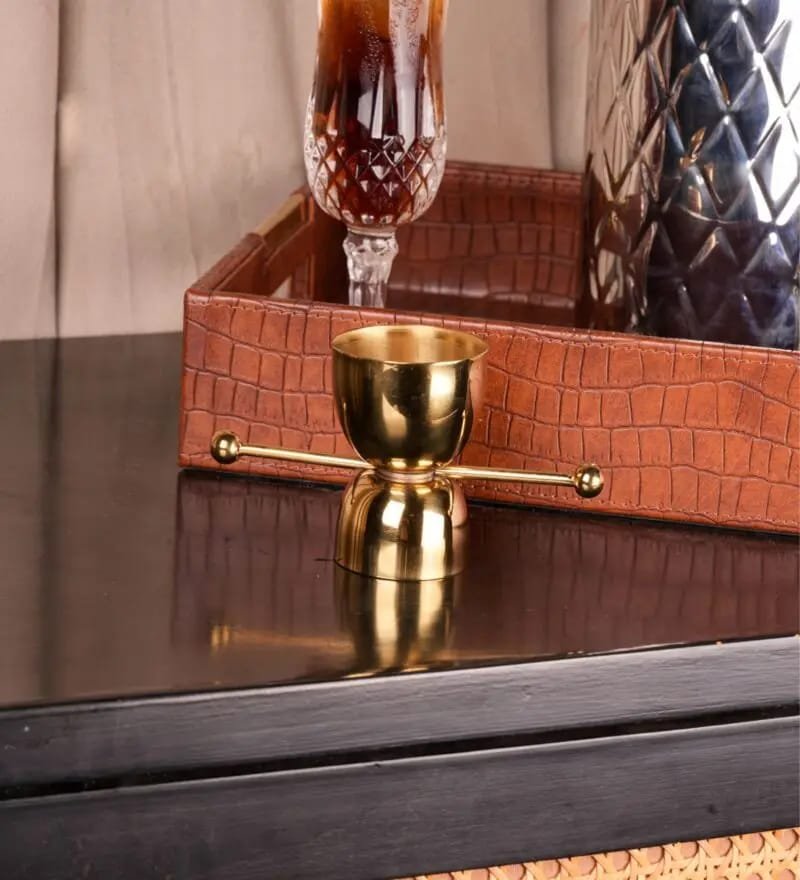 Oval Peg Mesurer Gold