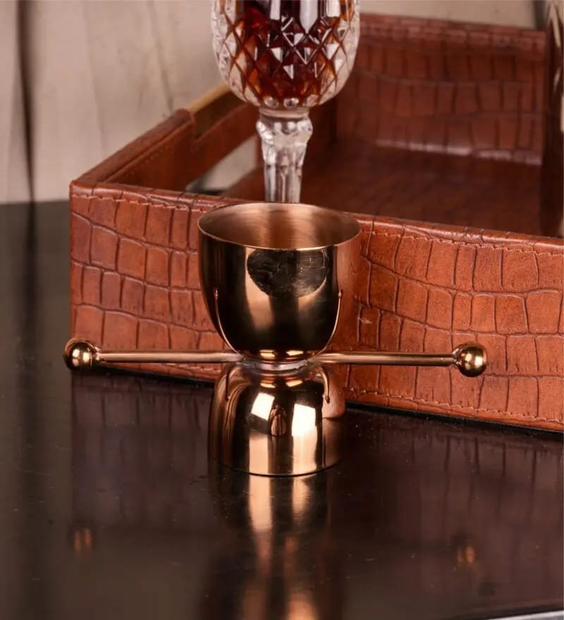 Oval Peg Mesurer Rose Gold