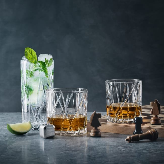 Nachtmann | Modern Whisky Tumbler | 325 ml | Crystal | Set of 6