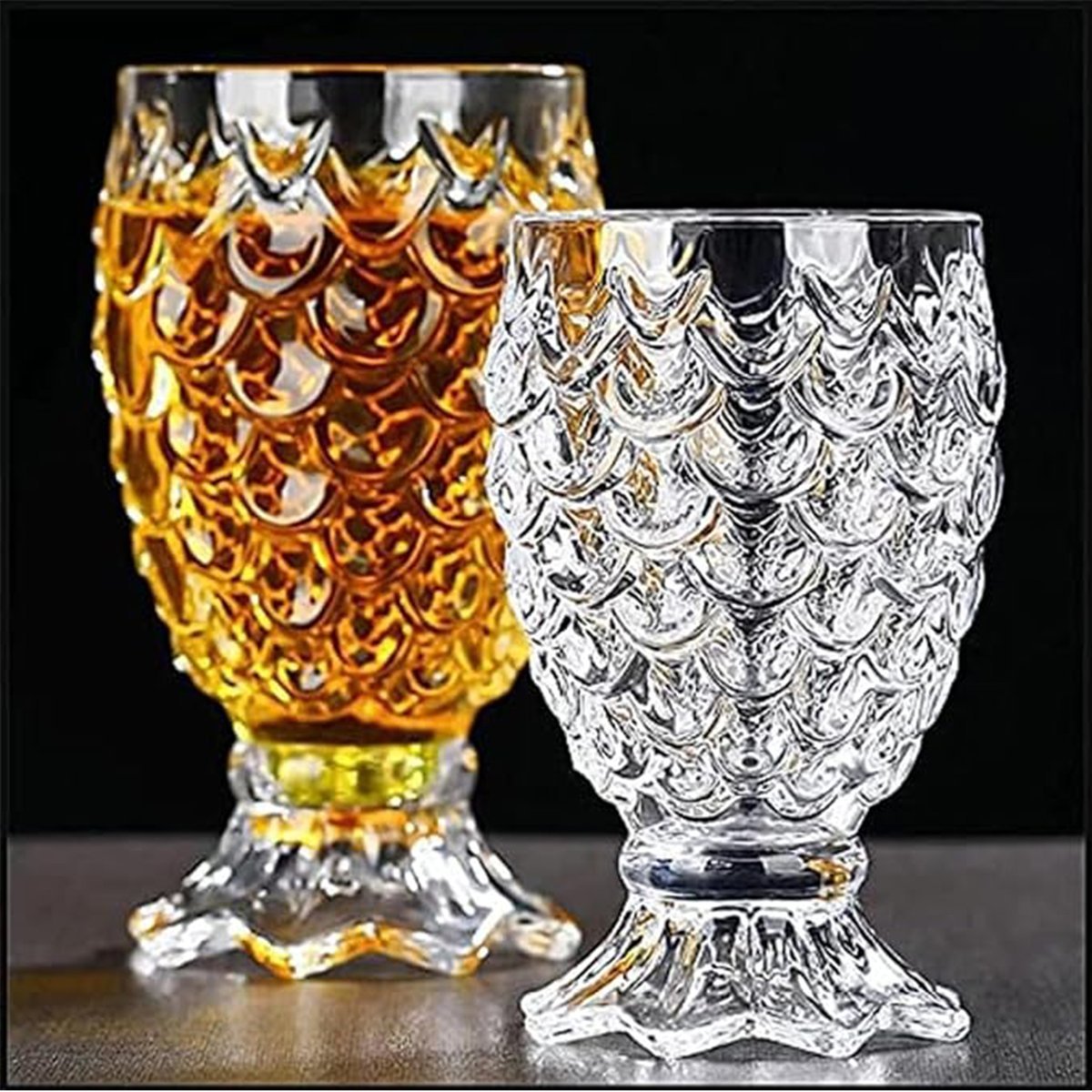 UNIQUEWARE (Pack of 6) Crystal  Glass 250ml