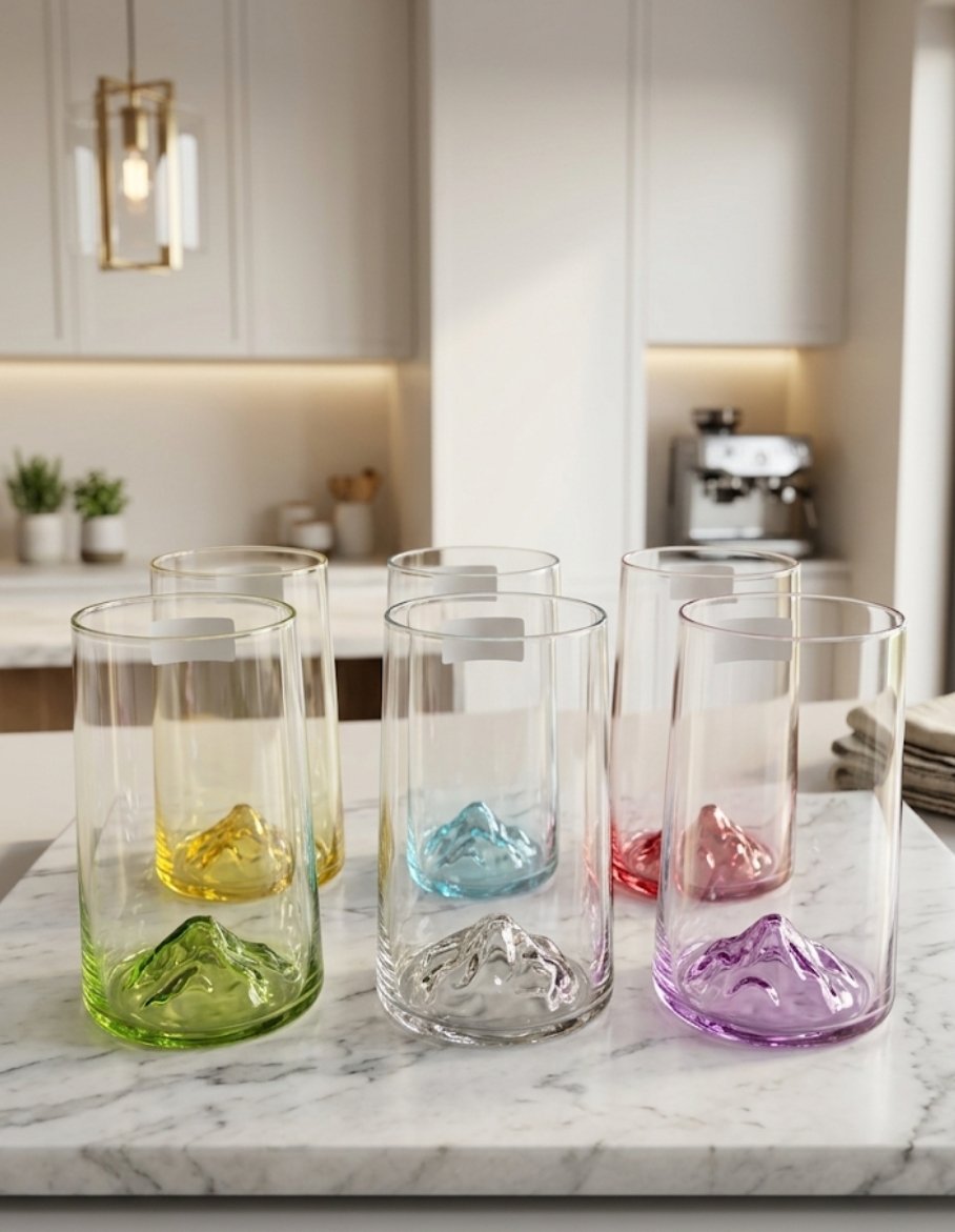 Elevate your drinking experience with these super stylish multicolour glasses