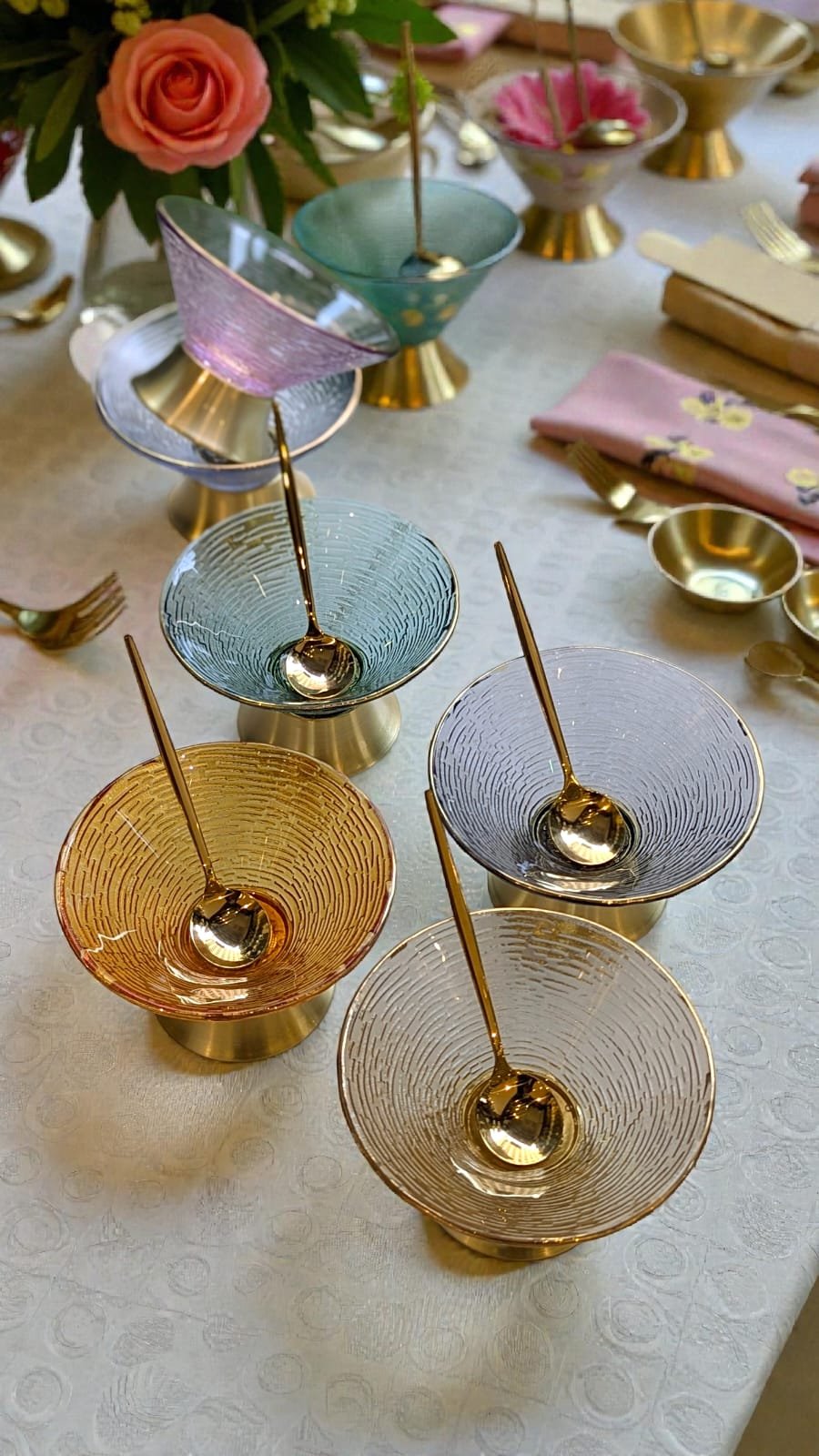 PREMIUM QUALITY DESSERT BOWLS WITH SPOON