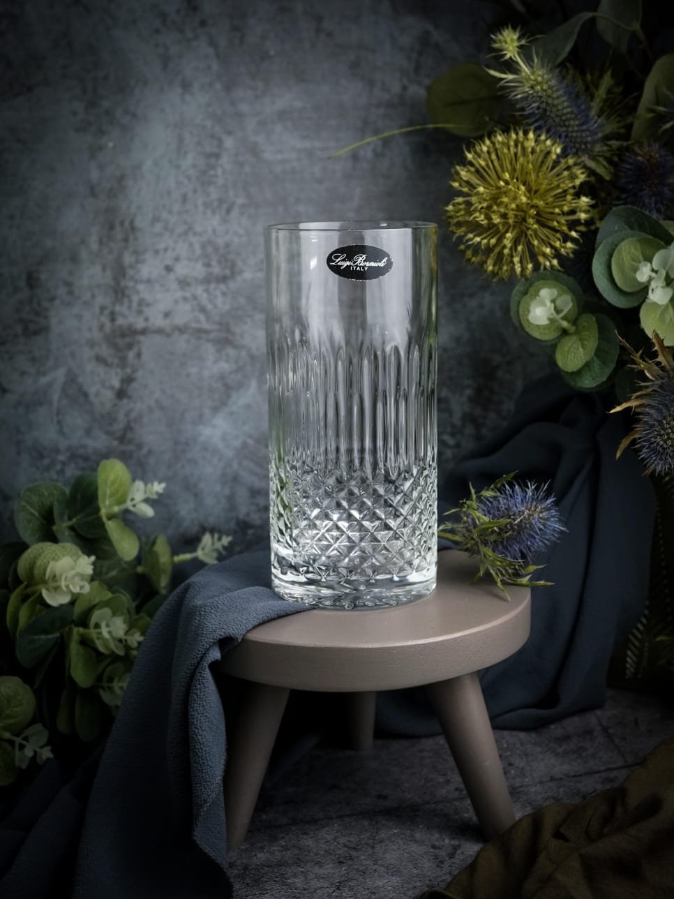 Luigi Bormioli Crystal Longdrink Glass – Set of 4 (Volume: 450 ml)