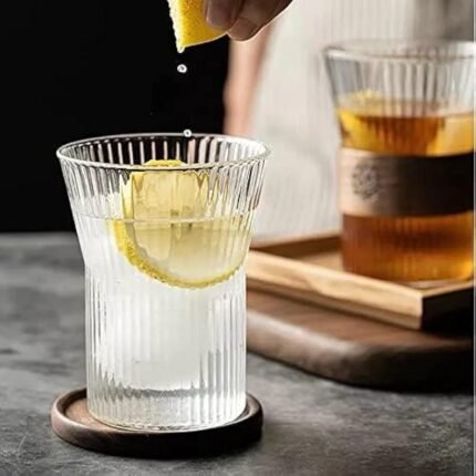 RIBBED GLASSES SET OF 6