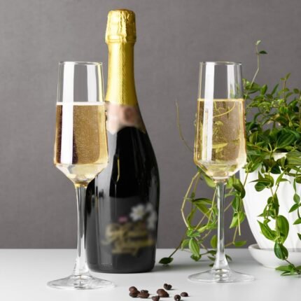 CHAMPAGNE / COCKTAILS / MOCKTAIL. FLUTES. SET OF 6