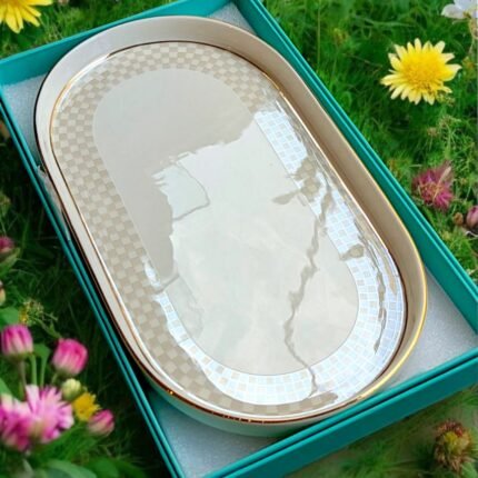 FINE PORCCELAIN PLATTER OASIS EAR