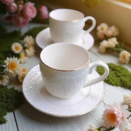 SET OF 6 CUPS N 6 SAUCERS